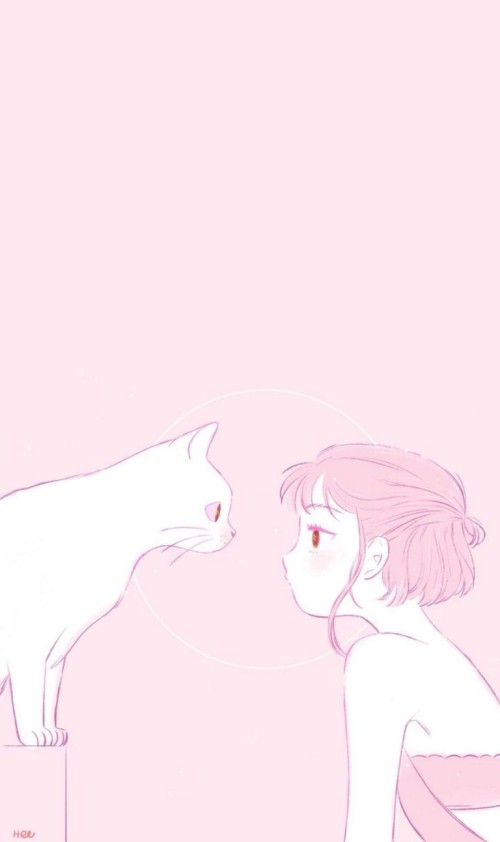 Girl-and-cat-pink.jpeg