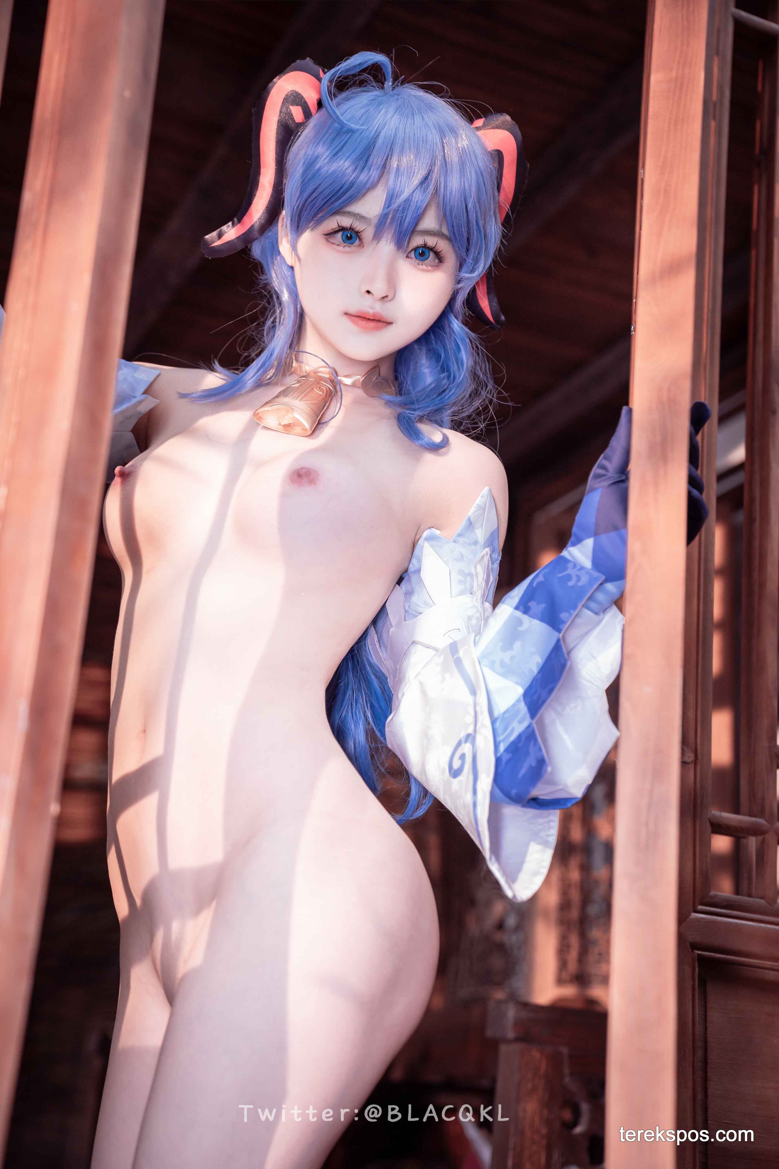 [terekspos.com] Blacqkl (白莉爱吃巧克力) Ganyu Cosplay Genshin Impact (12)