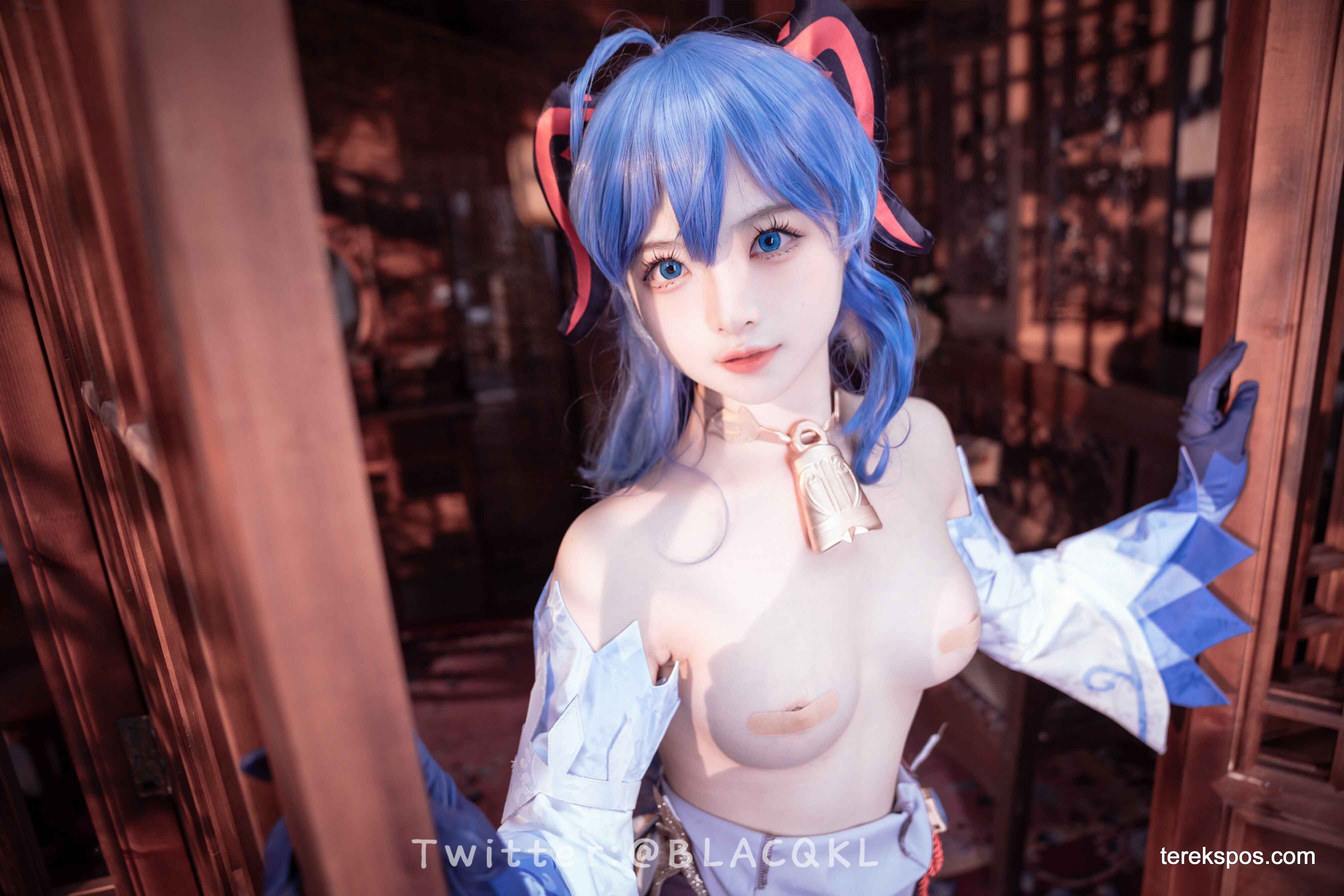 [terekspos.com] Blacqkl (白莉爱吃巧克力) Ganyu Cosplay Genshin Impact (17)