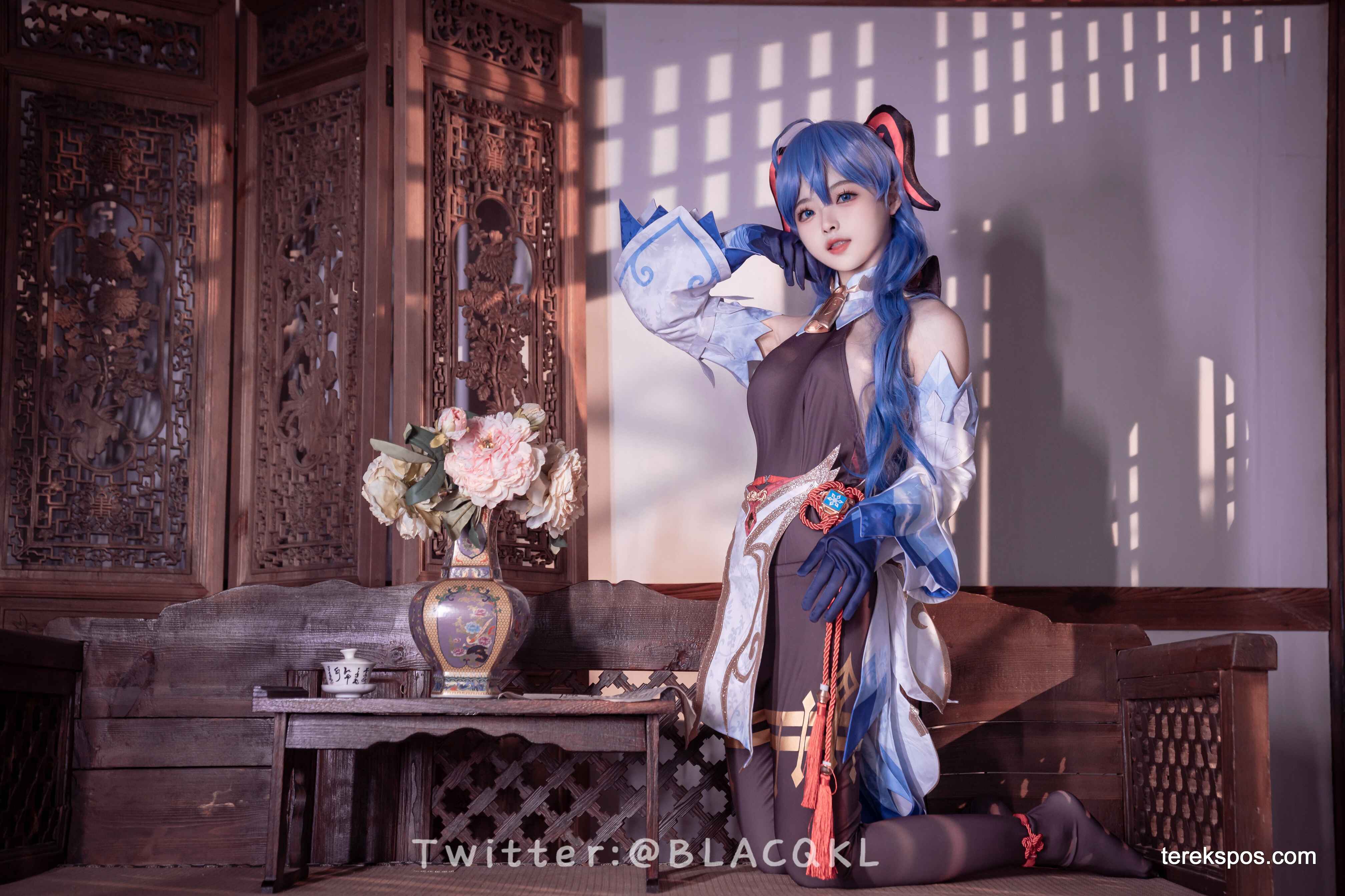 [terekspos.com] Blacqkl (白莉爱吃巧克力) Ganyu Cosplay Genshin Impact (27)