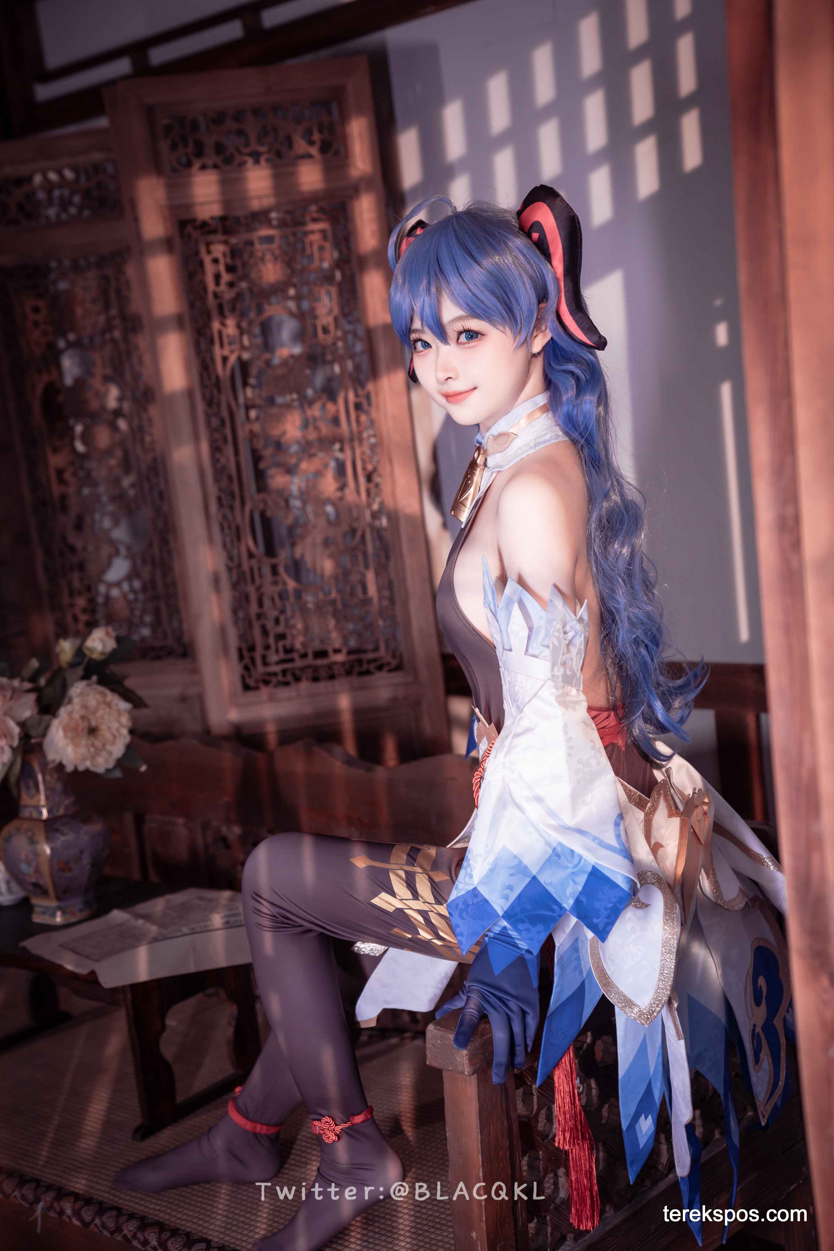[terekspos.com] Blacqkl (白莉爱吃巧克力) Ganyu Cosplay Genshin Impact (28)