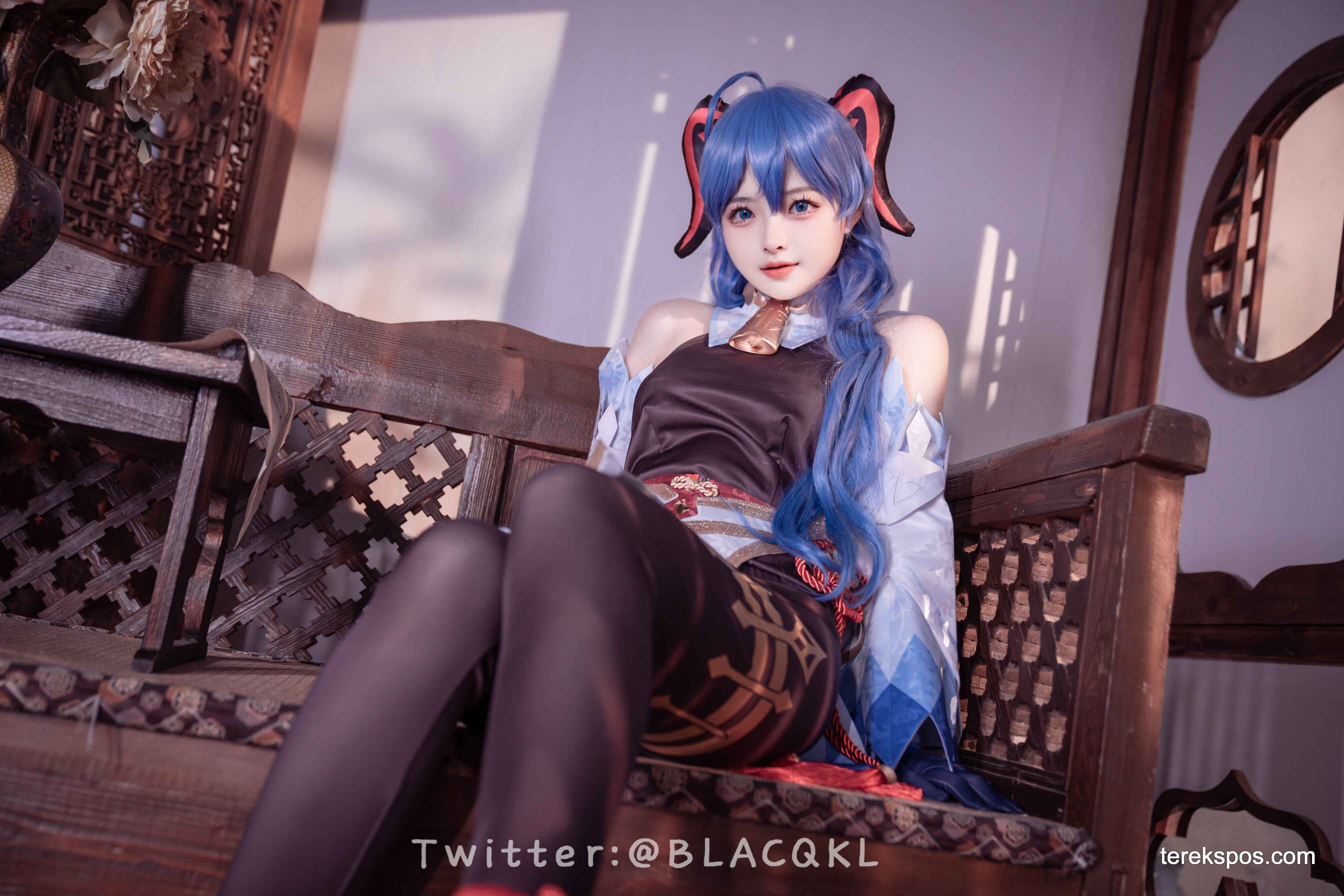 [terekspos.com] Blacqkl (白莉爱吃巧克力) Ganyu Cosplay Genshin Impact (35)