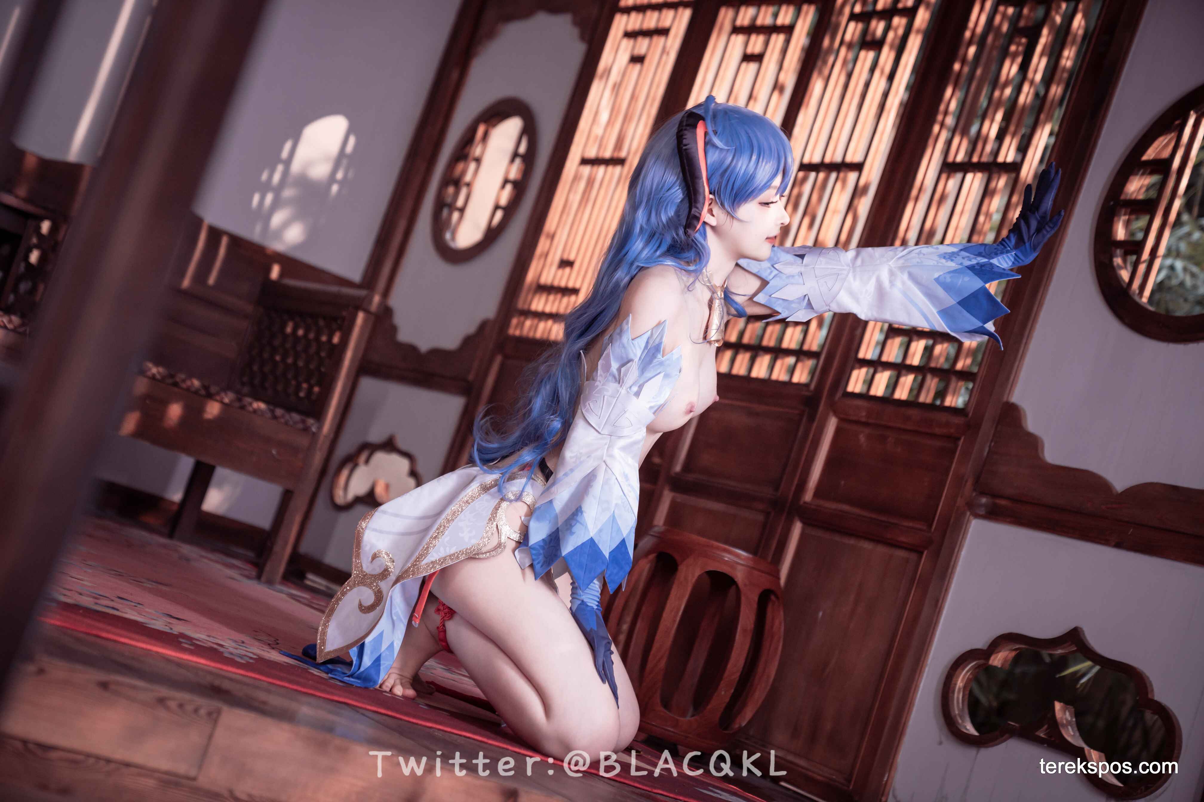 [terekspos.com] Blacqkl (白莉爱吃巧克力) Ganyu Cosplay Genshin Impact (42)
