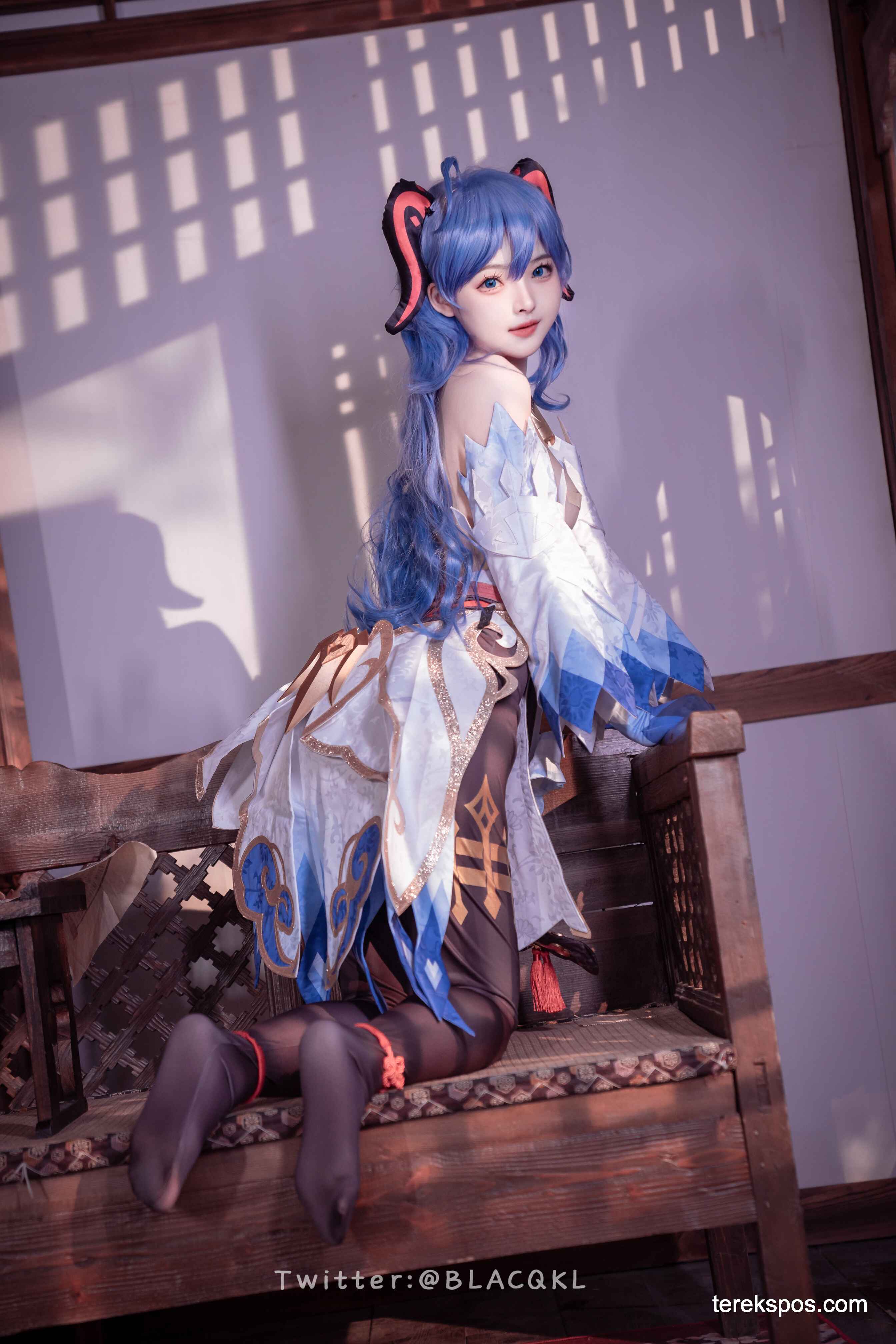 [terekspos.com] Blacqkl (白莉爱吃巧克力) Ganyu Cosplay Genshin Impact (51)
