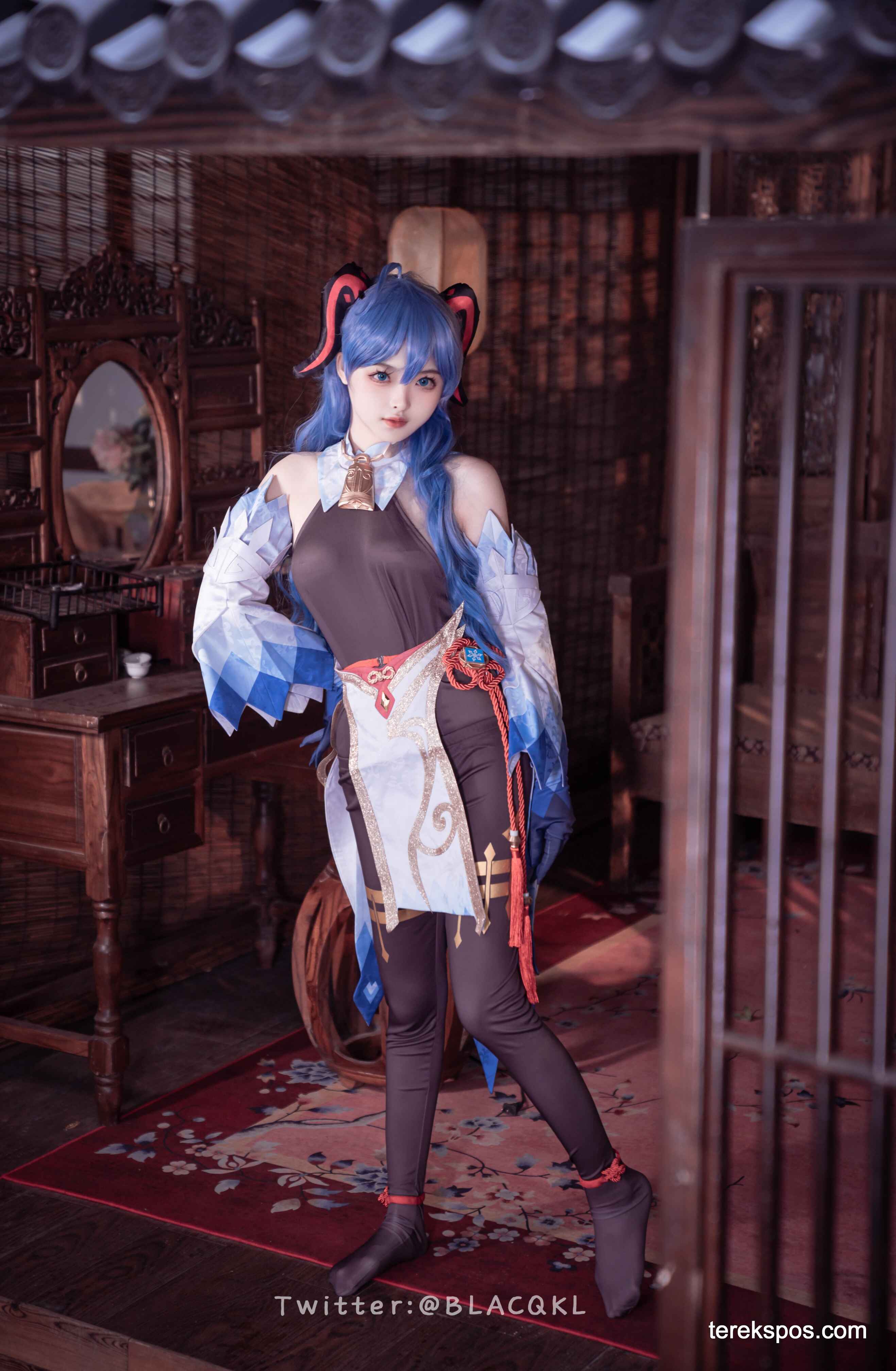 [terekspos.com] Blacqkl (白莉爱吃巧克力) Ganyu Cosplay Genshin Impact (54)