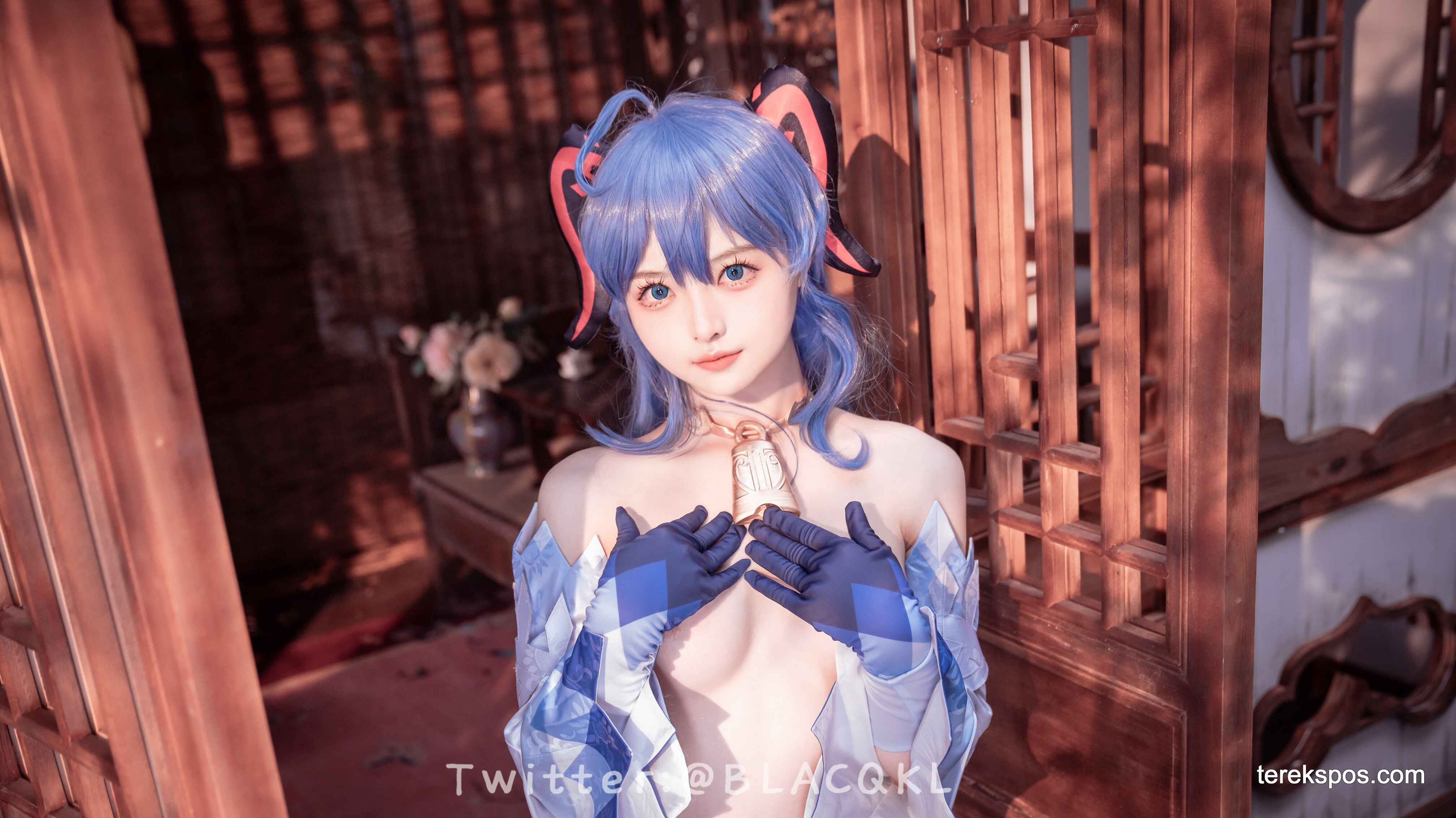 [terekspos.com] Blacqkl (白莉爱吃巧克力) Ganyu Cosplay Genshin Impact (57)