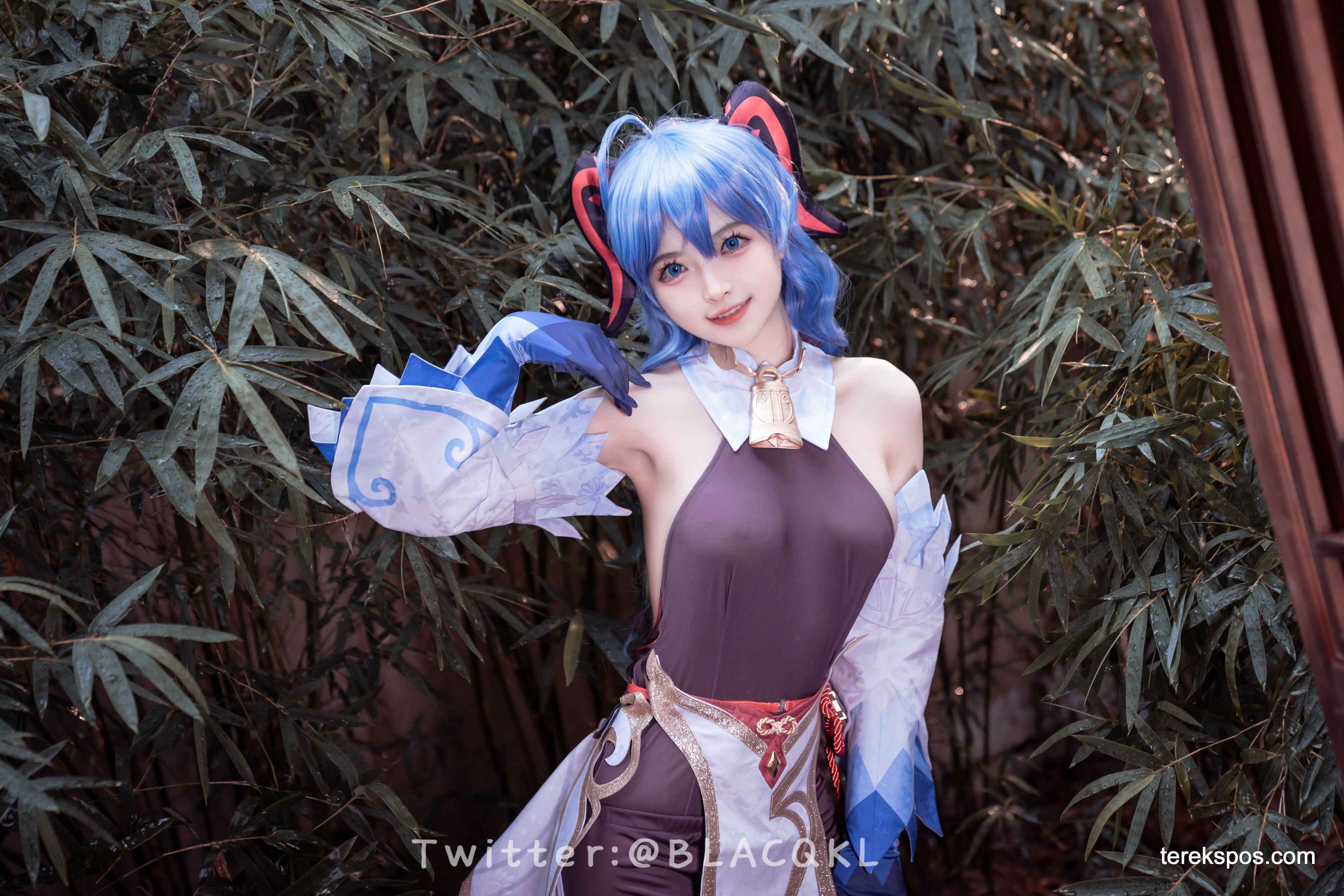 [terekspos.com] Blacqkl (白莉爱吃巧克力) Ganyu Cosplay Genshin Impact (63)