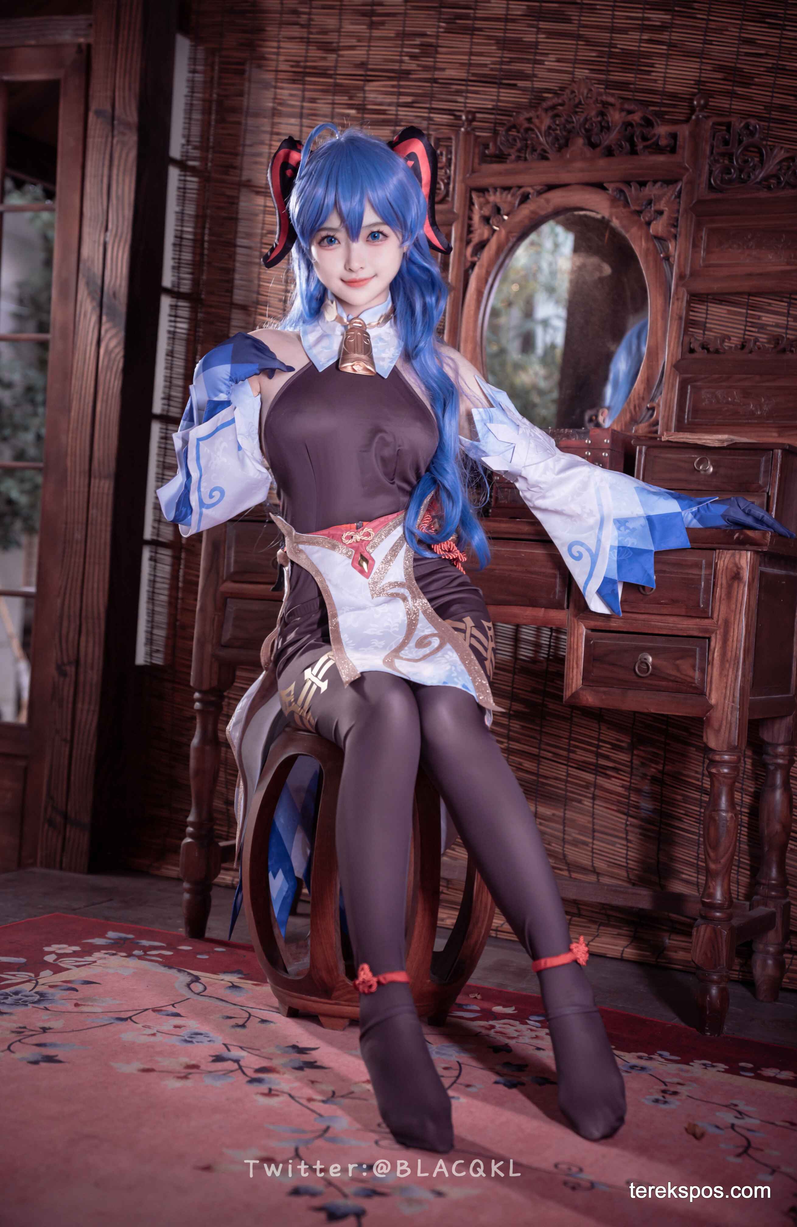 [terekspos.com] Blacqkl (白莉爱吃巧克力) Ganyu Cosplay Genshin Impact (80)
