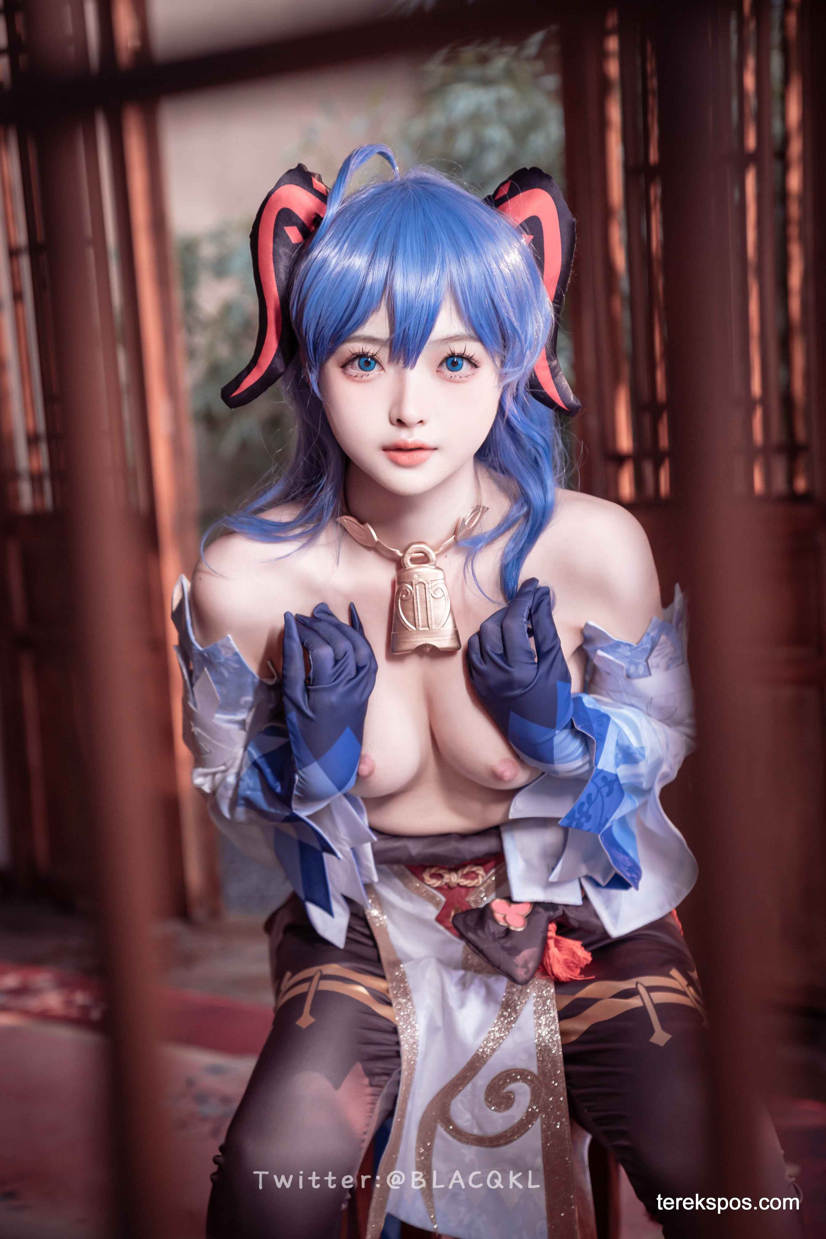 [terekspos.com] Blacqkl (白莉爱吃巧克力) Ganyu Cosplay Genshin Impact (85)