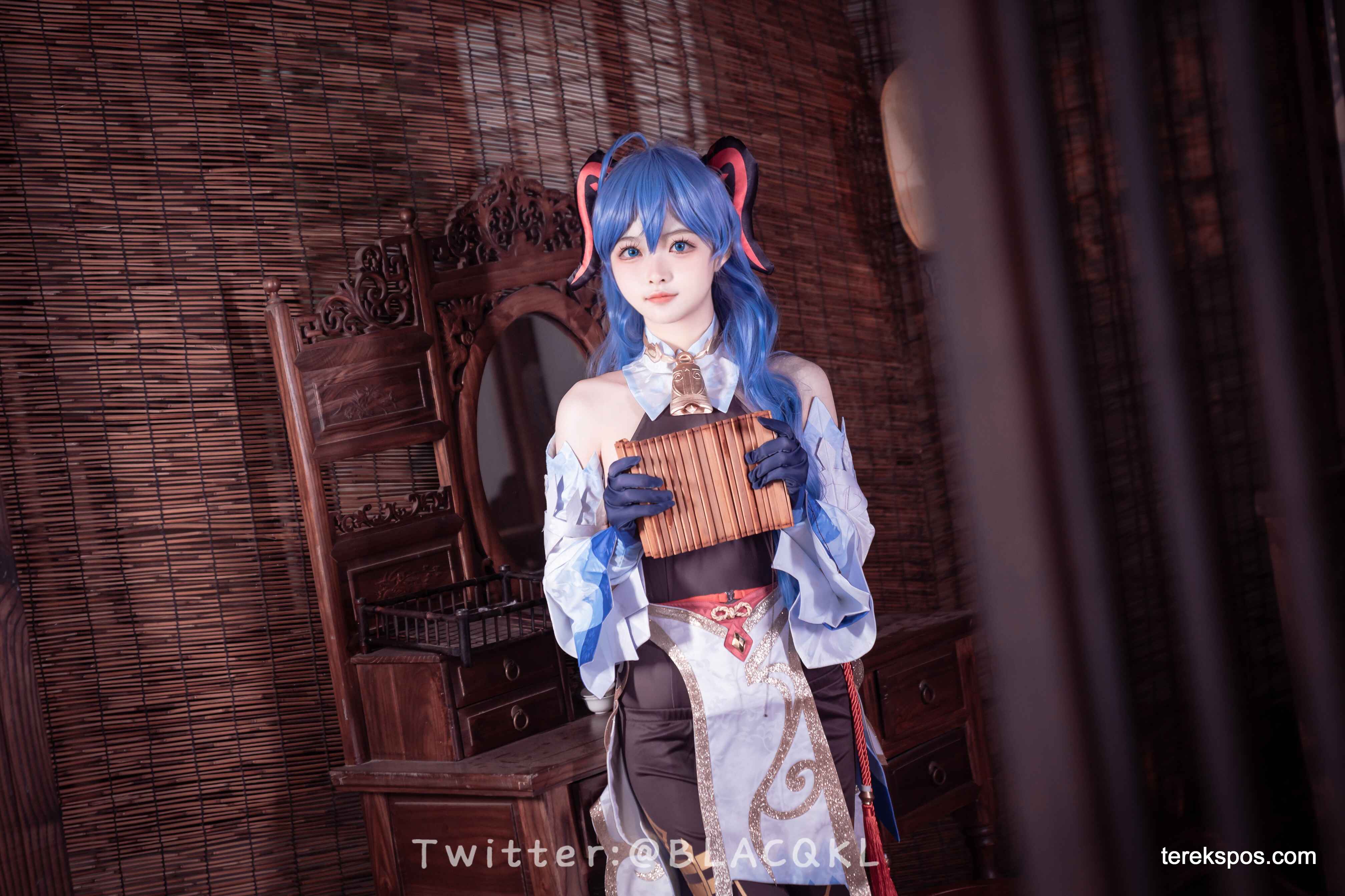 [terekspos.com] Blacqkl (白莉爱吃巧克力) Ganyu Cosplay Genshin Impact (86)