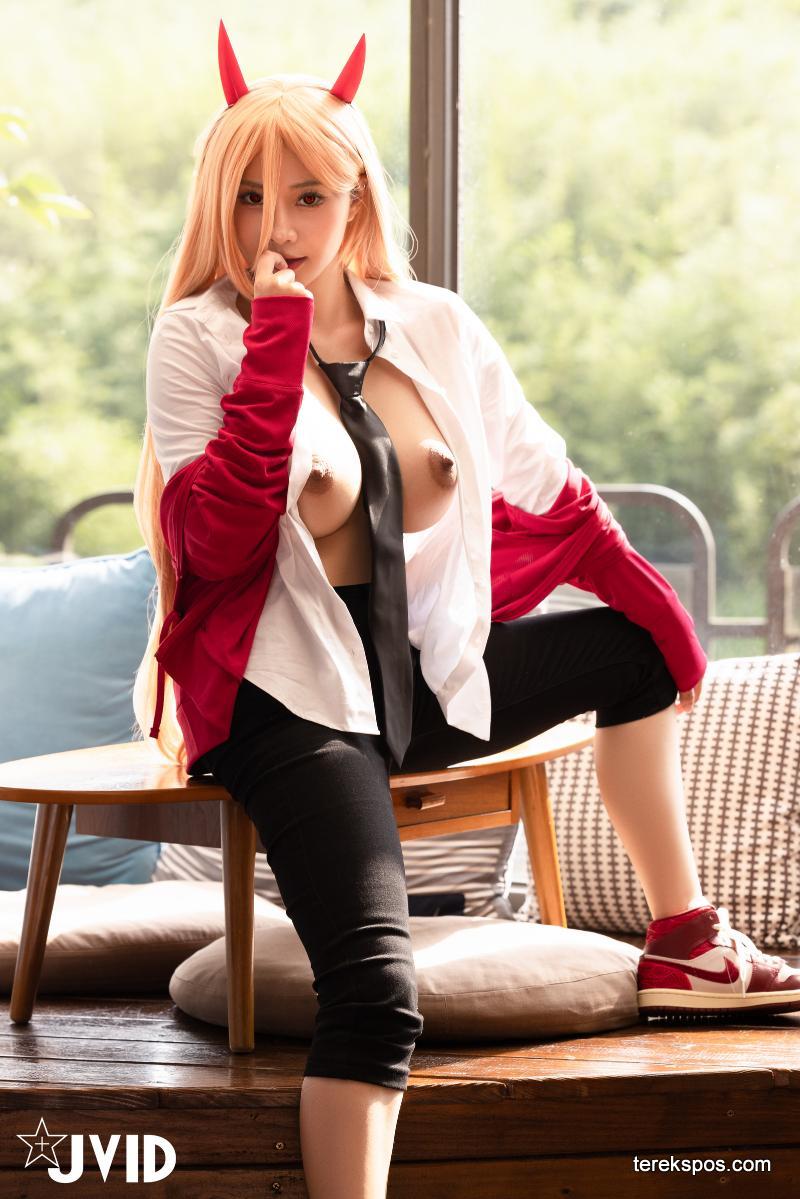 [terekspos.com] Foto Bugil Lele 樂樂 (Cosplay) Sex With Power CSM (12)