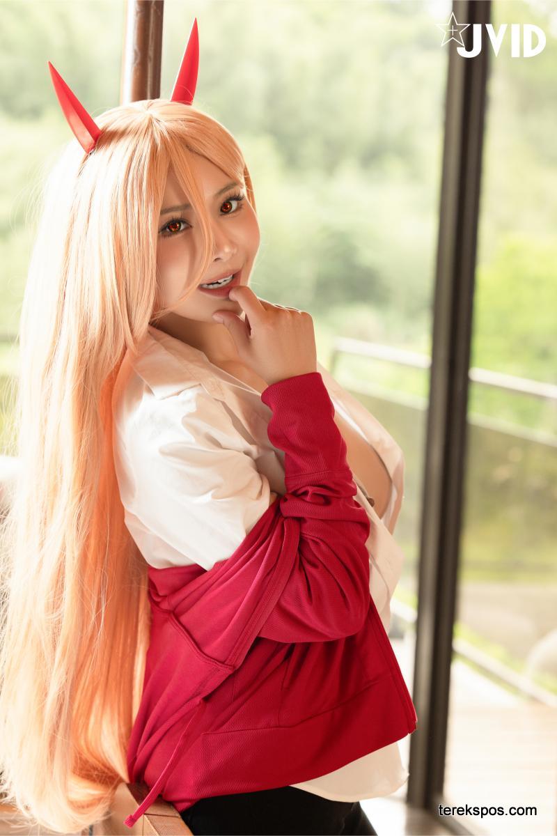 [terekspos.com] Foto Bugil Lele 樂樂 (Cosplay) Sex With Power CSM (17)