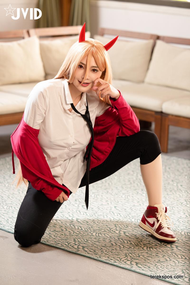 [terekspos.com] Foto Bugil Lele 樂樂 (Cosplay) Sex With Power CSM (5)