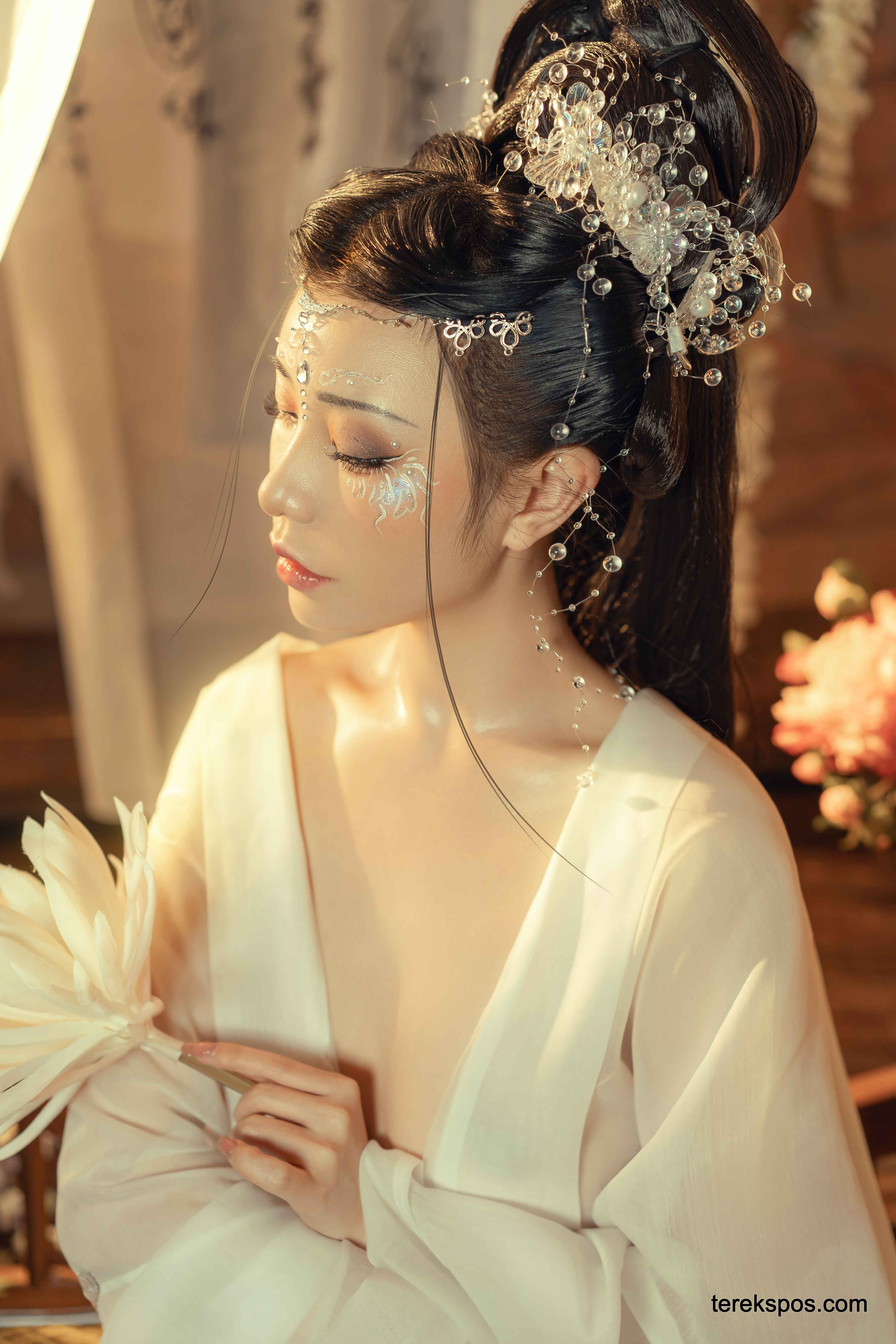 [terekspos.com] Foto Bugil Nekokoyoshi (爆机少女喵小吉) Cosplay Heaven Way (15)