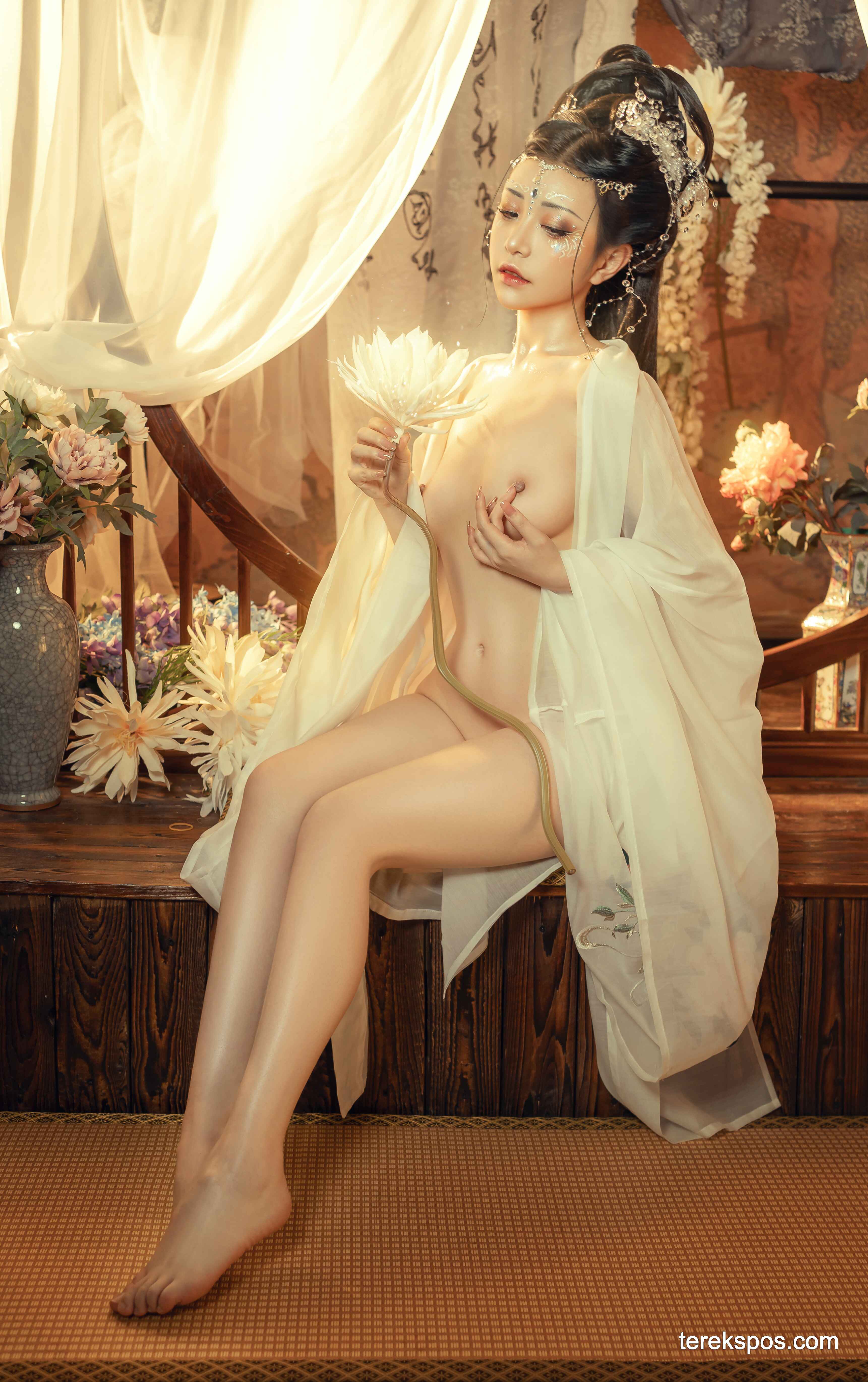 [terekspos.com] Foto Bugil Nekokoyoshi (爆机少女喵小吉) Cosplay Heaven Way (2)