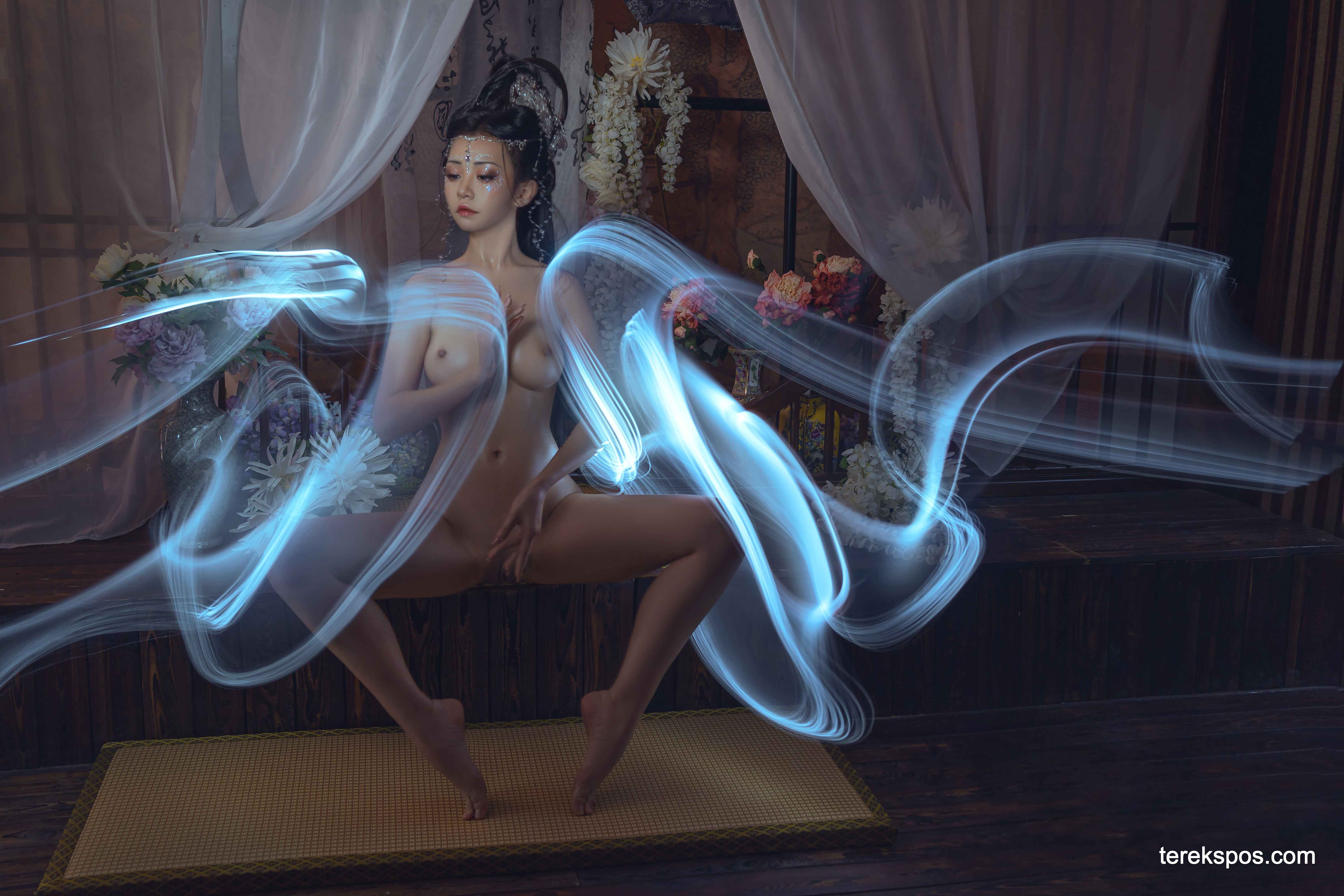 [terekspos.com] Foto Bugil Nekokoyoshi (爆机少女喵小吉) Cosplay Heaven Way (34)