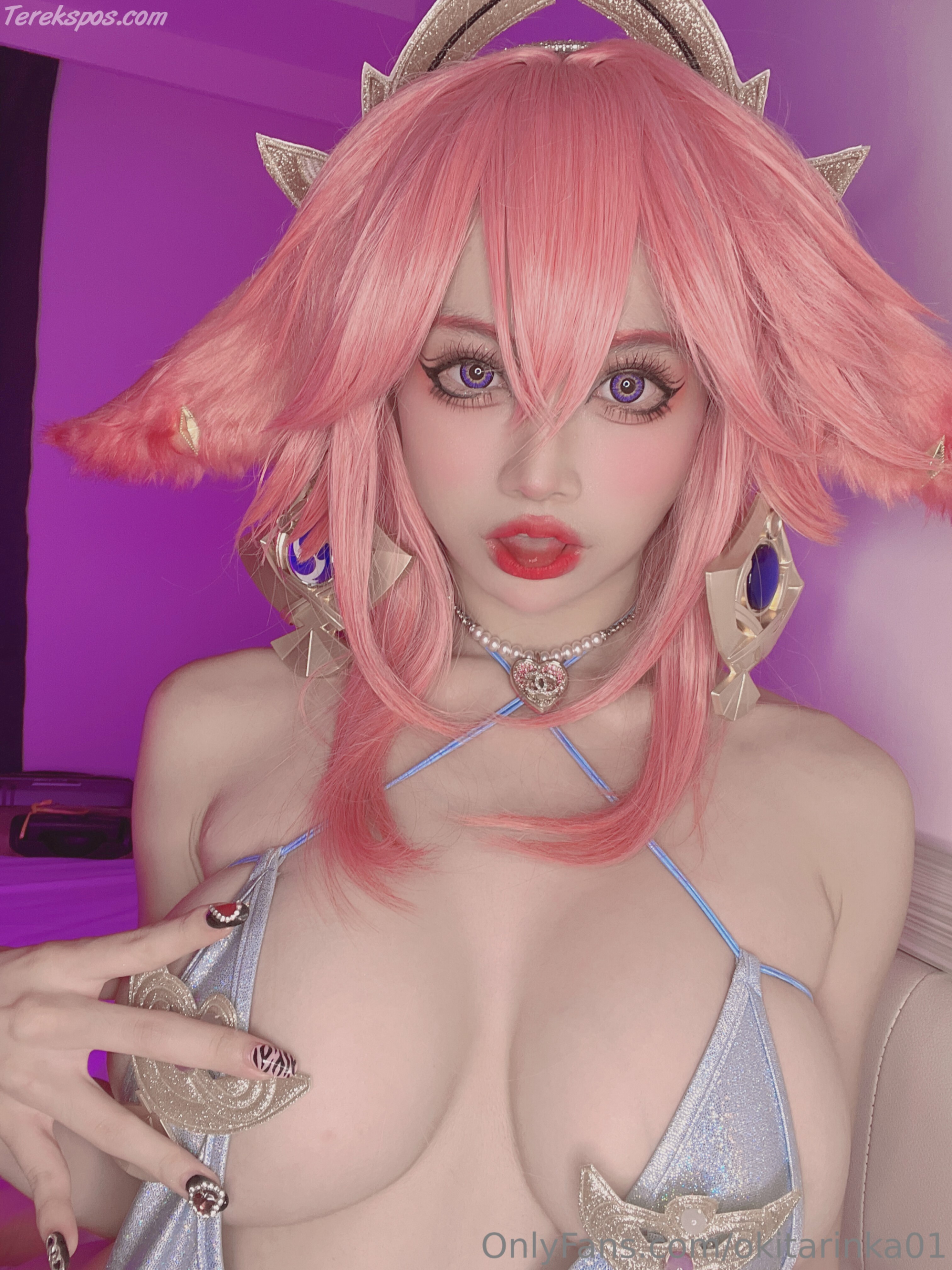 Okita Rinka (沖田凜花Rinka) cosplay Yae Miko Genshin Impact (23)